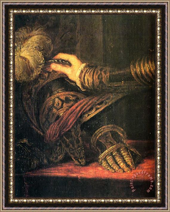 Titian Philipp Ii, As Prince [detail 1] Framed Painting